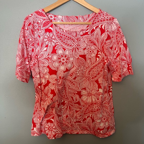 Talbots Tops - Talbots Floral T-Shirt